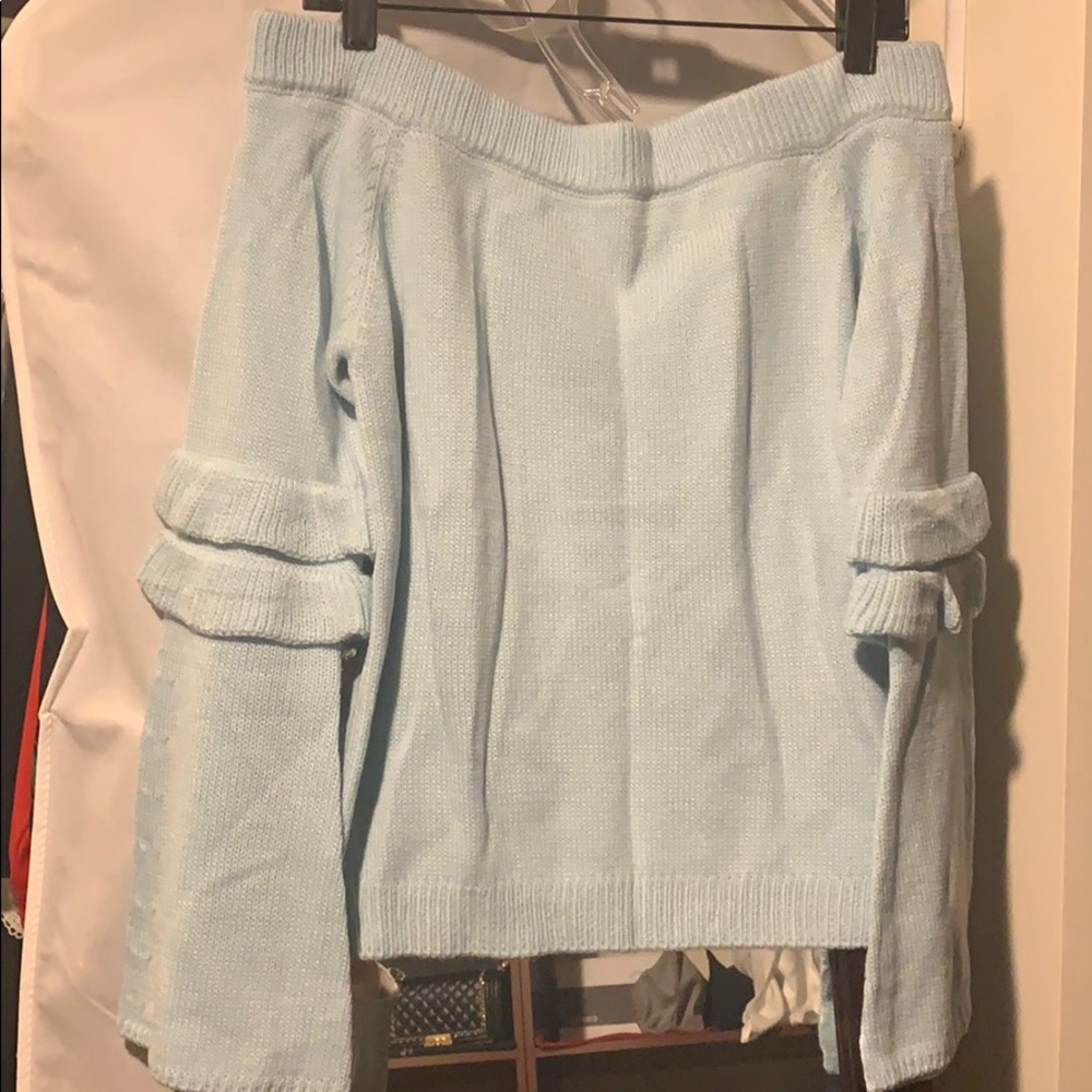 Aftermarket off shoulder sweater size small
